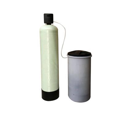 Equipment for softening groundwater of well water treatment water softener